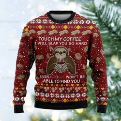 Sloth Cute Christmas Sweater Gifts Perfect And Unique Gifts For Adults Kids On Christmas Holiday