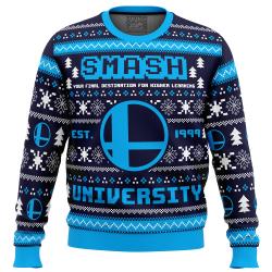 Smash University Super Smash Bros Ugly Christmas Sweater Perfect And Unique Gifts For Adults Kids On Christmas