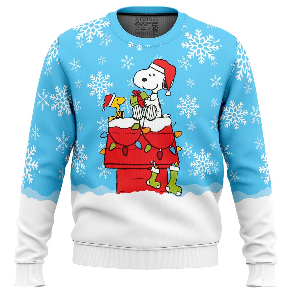 Snowy Christmas Snoopy Ugly Christmas Sweater Perfect And Unique Gifts For Adults Kids On Christmas