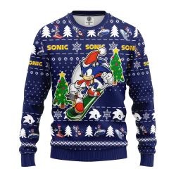 Sonic The Hedgehog Christmas Sweater Matching Family For Fans Perfect And Unique Gifts For Adults Kids On Christmas