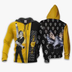 Anime Death the Kid Hoodie Custom Soul Eater Anime Perfect And Unique Gifts For Otaku Anime Fans On Christmas