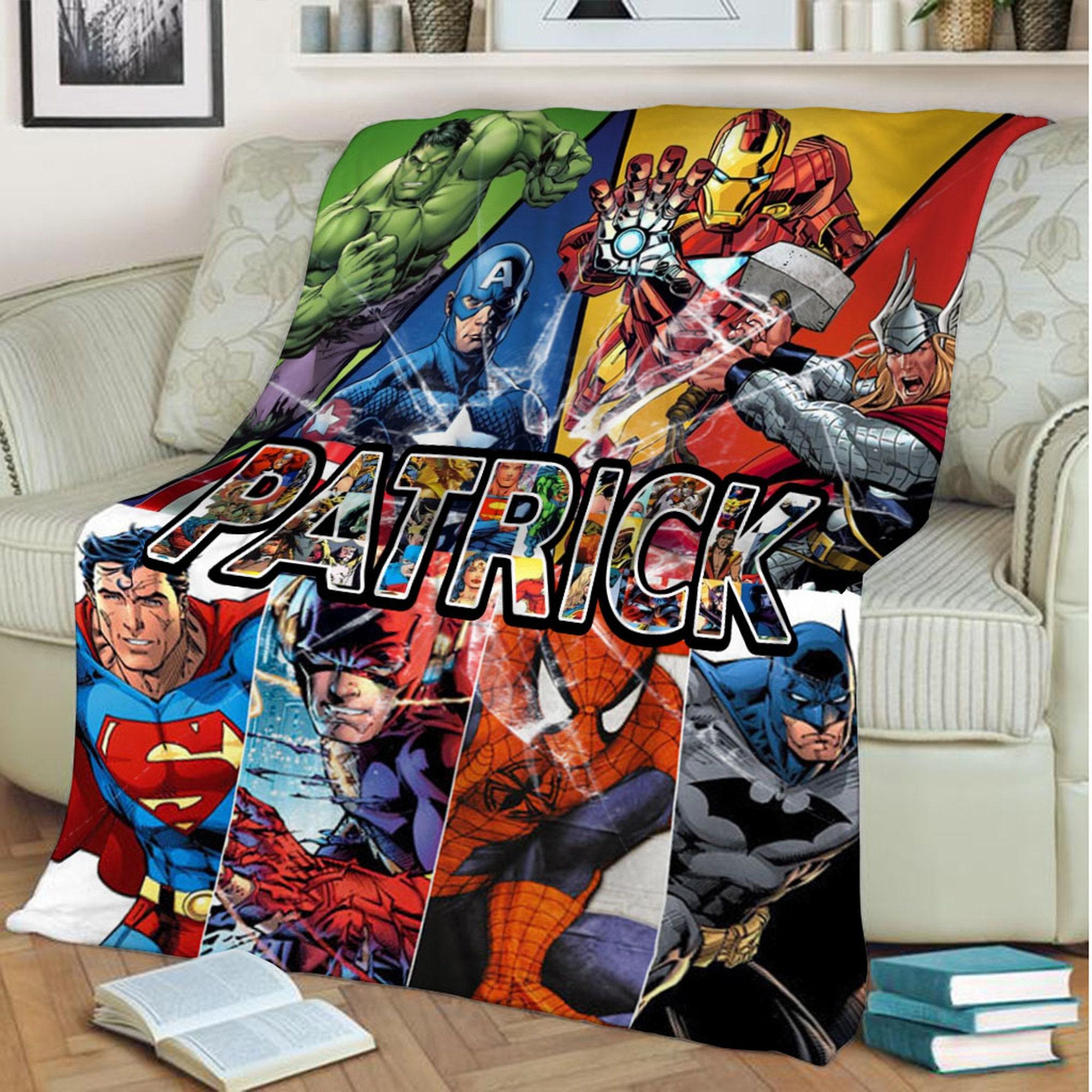 Anime Spiderman Fleece Mink Fleece Sherpa Blanket Perfect And Unique Gifts For Family On Christmas