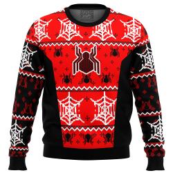 Spiderman Uniform Ugly Christmas Sweater Perfect And Unique Gifts For Adults Kids On Christmas