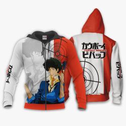 Anime Spike Spiegel Hoodie Custom Anime Cowboy Bebop Perfect And Unique Gifts For Otaku Anime Fans On Christmas