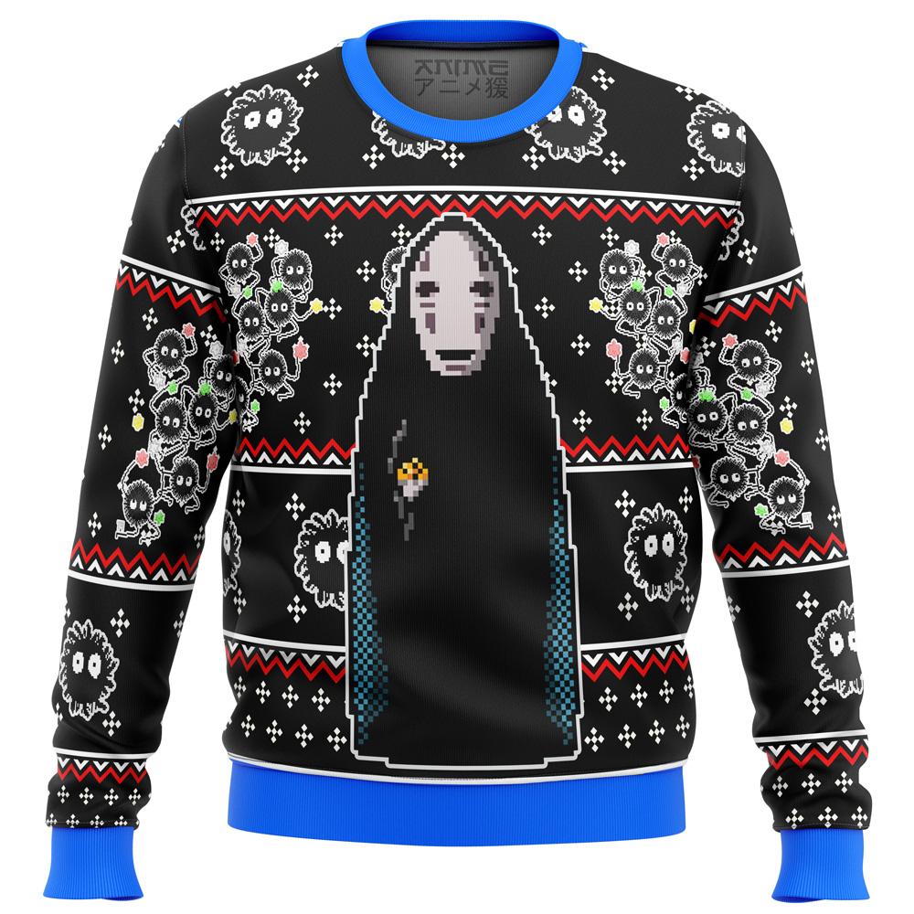 SPIRITED AWAY No Face Ugly Christmas Sweater Perfect And Unique Gifts For Adults Kids On Christmas