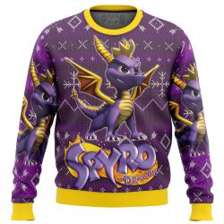 Spyro the Dragon Ugly Christmas Sweater Perfect And Unique Gifts For Adults Kids On Christmas