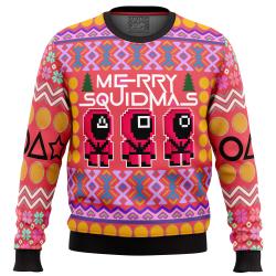 Squid Game Squidmas Ugly Christmas Sweater Perfect And Unique Gifts For Adults Kids On Christmas