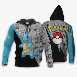 Anime Squirtle Hoodie Custom Anime Mix Manga Perfect And Unique Gifts For Otaku Anime Fans On Christmas