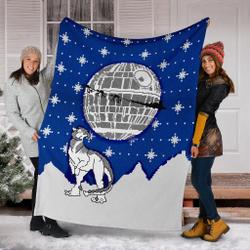Movie Star Wars Christmas Ugly Christmas Custom Fleece Sherpa Blanket Home Decor Perfect Gifts For Family On Christmas