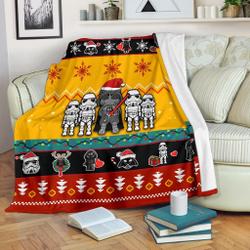 Anime Star Wars Yellow Christmas Fleece Sherpa Blanket Amazing Gift Idea Perfect Gifts For Family On Christmas