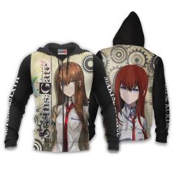 Anime Makise Kurisu Hoodie Custom Steins Gate Anime Perfect And Unique Gifts For Otaku Anime Fans On Christmas