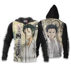 Anime Okabe Rintarou Hoodie Custom Steins Gate Anime Perfect And Unique Gifts For Otaku Anime Fans On Christmas