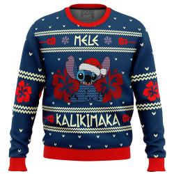 Stitch Mele Kalikimaka Ugly Christmas Sweater Perfect And Unique Gifts For Adults Kids On Christmas