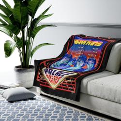 Movie Stranger Things Kids Fleece Sherpa Blanket Perfect And Unique Gifts For Family On Christmas