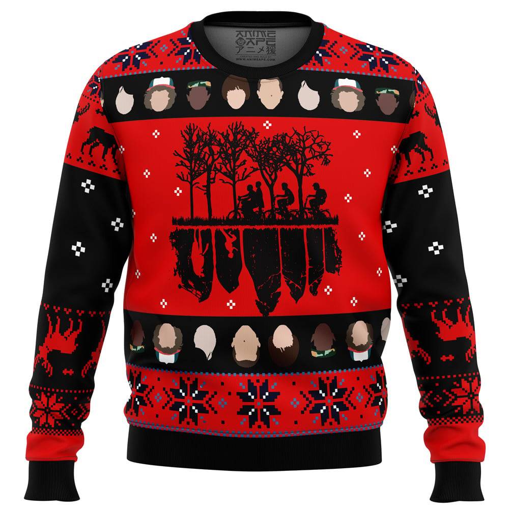 Stranger Things Ugly Christmas Sweater Perfect And Unique Gifts For Adults Kids On Christmas