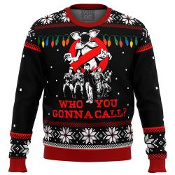 Stranger Things Who You Gonna Call Ugly Christmas Sweater Perfect And Unique Gifts For Adults Kids On Christmas