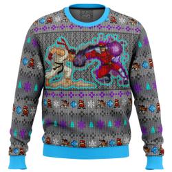 Street Fighter Ryu Vs. M. Bison Ugly Christmas Sweater Perfect And Unique Gifts For Adults Kids On Christmas