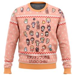 Studio Ghibli Cuties Ugly Christmas Sweater Perfect And Unique Gifts For Adults Kids On Christmas