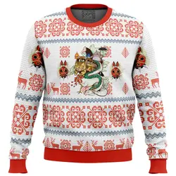 Studio Ghibli Light Ugly Christmas Sweater Perfect And Unique Gifts For Adults Kids On Christmas