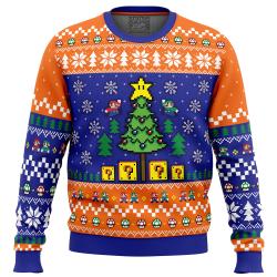 Super Bros Christmas Super Mario Bros. Ugly Christmas Sweater Perfect And Unique Gifts For Adults Kids On Christmas
