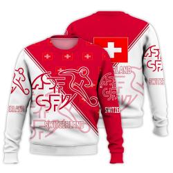 Switzerland National Soccer Team Qatar World Cup 2022 Champions Ugly Sweater Perfect And Unique Gifts For Adults Kids On Christmas