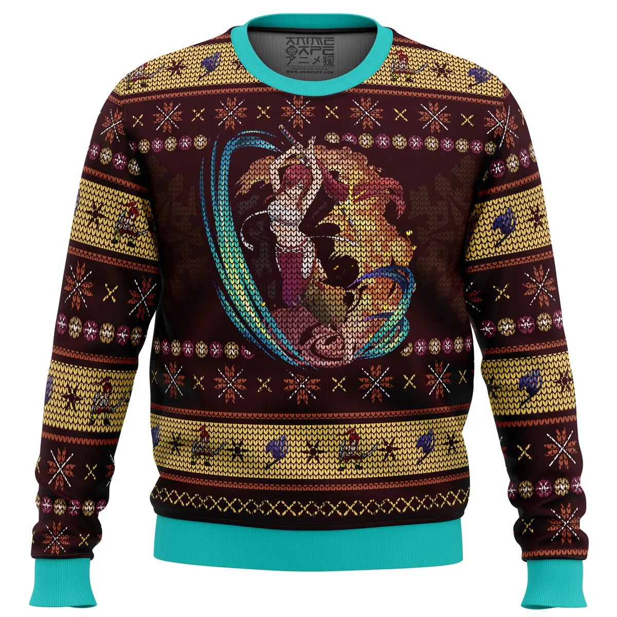 Sword Magic Erza Scarlet Fairy Tail Ugly Christmas Sweater Perfect And Unique Gifts For Adults Kids On Christmas