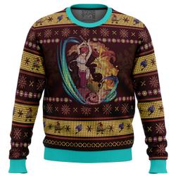 Sword Magic Erza Scarlet Fairy Tail Ugly Christmas Sweater Perfect And Unique Gifts For Adults Kids On Christmas