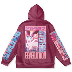 Anime Sylveon Pokemon Streetwear Hoodie Perfect And Unique Gifts For Otaku Anime Fans On Christmas
