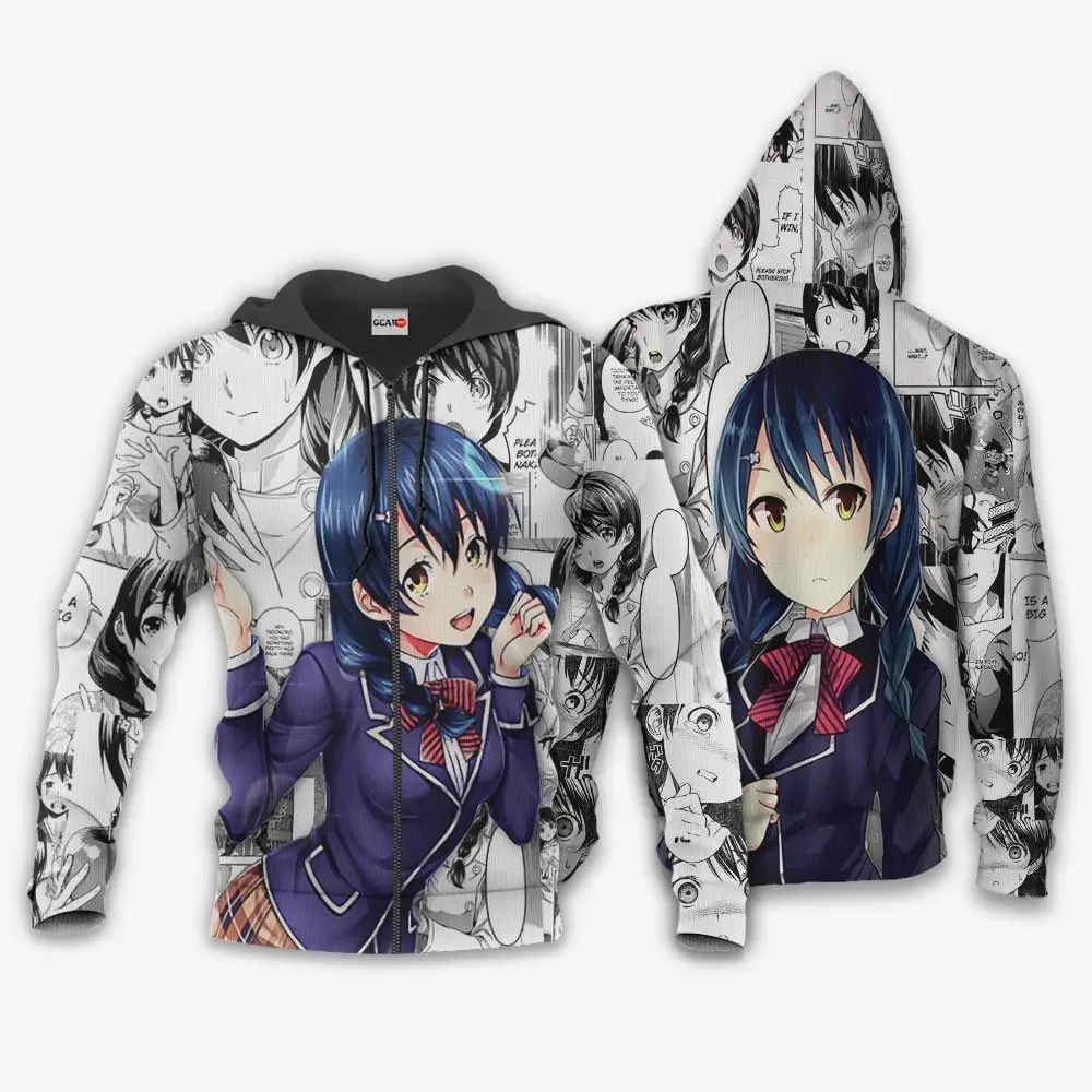 Anime Tadokoro Megumi Hoodie Anime Food Wars Custom Perfect And Unique Gifts For Otaku Anime Fans On Christmas