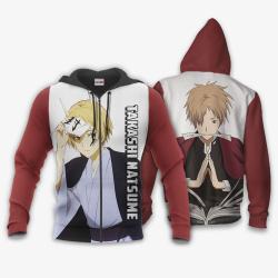 Anime Takashi Natsume Hoodie Shirt Natsume Yuujinchou Anime Zip Jacket Perfect And Unique Gifts For Otaku Anime Fans On Christmas