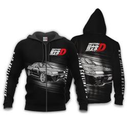 Anime Takeshi Nakazato Skyline GT-R Hoodie Initial D Custom Anime Perfect And Unique Gifts For Otaku Anime Fans On Christmas