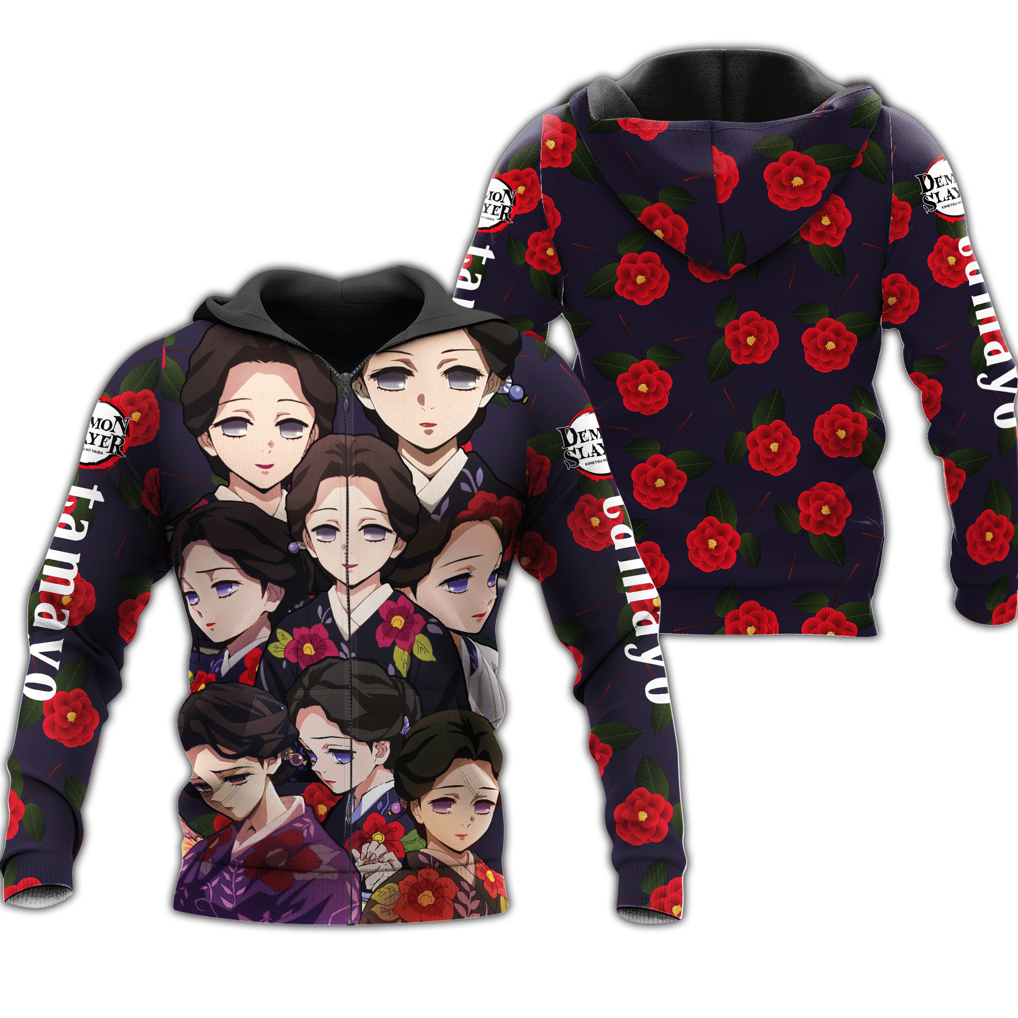 Anime Tamayo Zip Hoodie Demon Slayers Shirt Costume Anime Fan Gift Idea Perfect And Unique Gifts For Otaku On Christmas