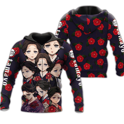Anime Tamayo Zip Hoodie Demon Slayers Shirt Costume Anime Fan Gift Idea Perfect And Unique Gifts For Otaku On Christmas