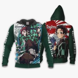 Anime Tanjiro Kamado Hoodie Anime Perfect And Unique Gifts For Otaku Anime Fans On Christmas