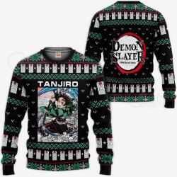 Tanjiro Kamado Ugly Sweater Christmas Anime Gift Perfect And Unique Gifts For Adults Kids On Christmas