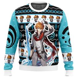 Tartaglia Childe Genshin Impact Ugly Christmas Sweater Perfect And Unique Gifts For Adults Kids On Christmas