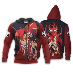 Anime Littner Yoko Hoodie Custom Tengen Toppa Gurren Lagann Anime Perfect And Unique Gifts For Otaku Anime Fans On Christmas