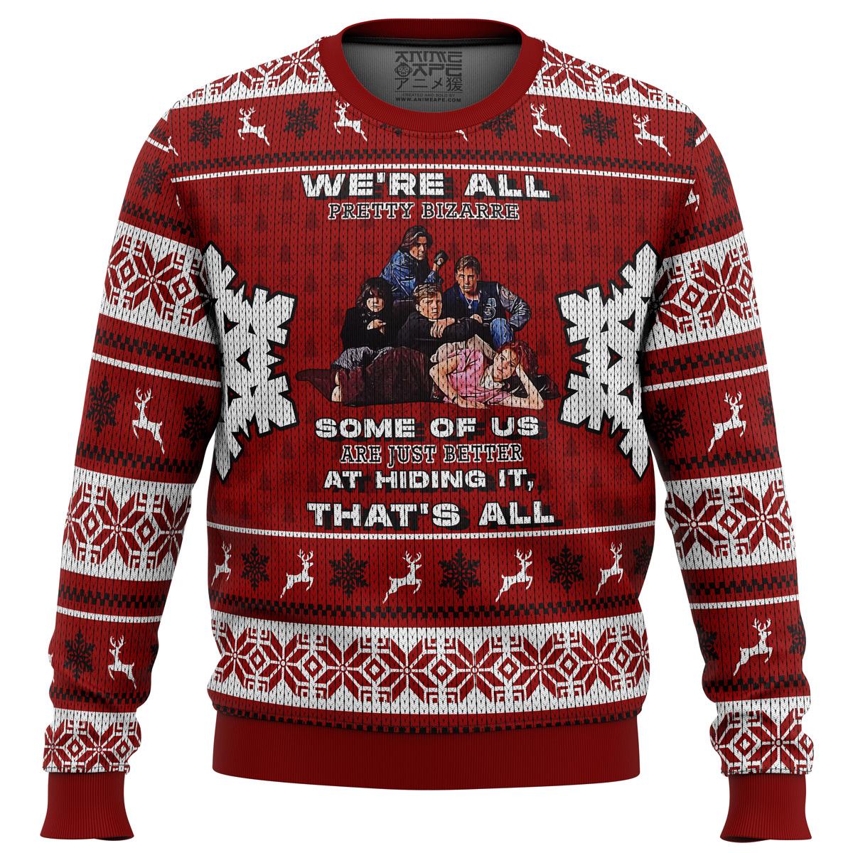 The Breakfast Club Ugly Christmas Sweater Perfect And Unique Gifts For Adults Kids On Christmas