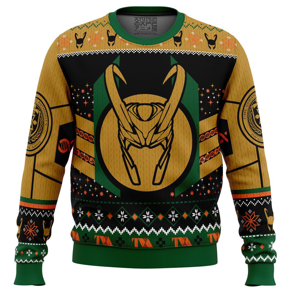 The Christmas Variant Loki Ugly Christmas Sweater Perfect And Unique Gifts For Adults Kids On Christmas