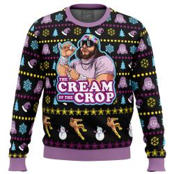The Cream Of Crop Macho Man Randy Savage Pro Wrestling Ugly Christmas Sweater Perfect And Unique Gifts For Adults Kid On Christmas
