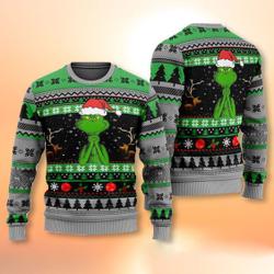 The Grinch Merry Grinchmas Funny Christmas Sweater Perfect And Unique Gifts For Adults Kids On Christmas