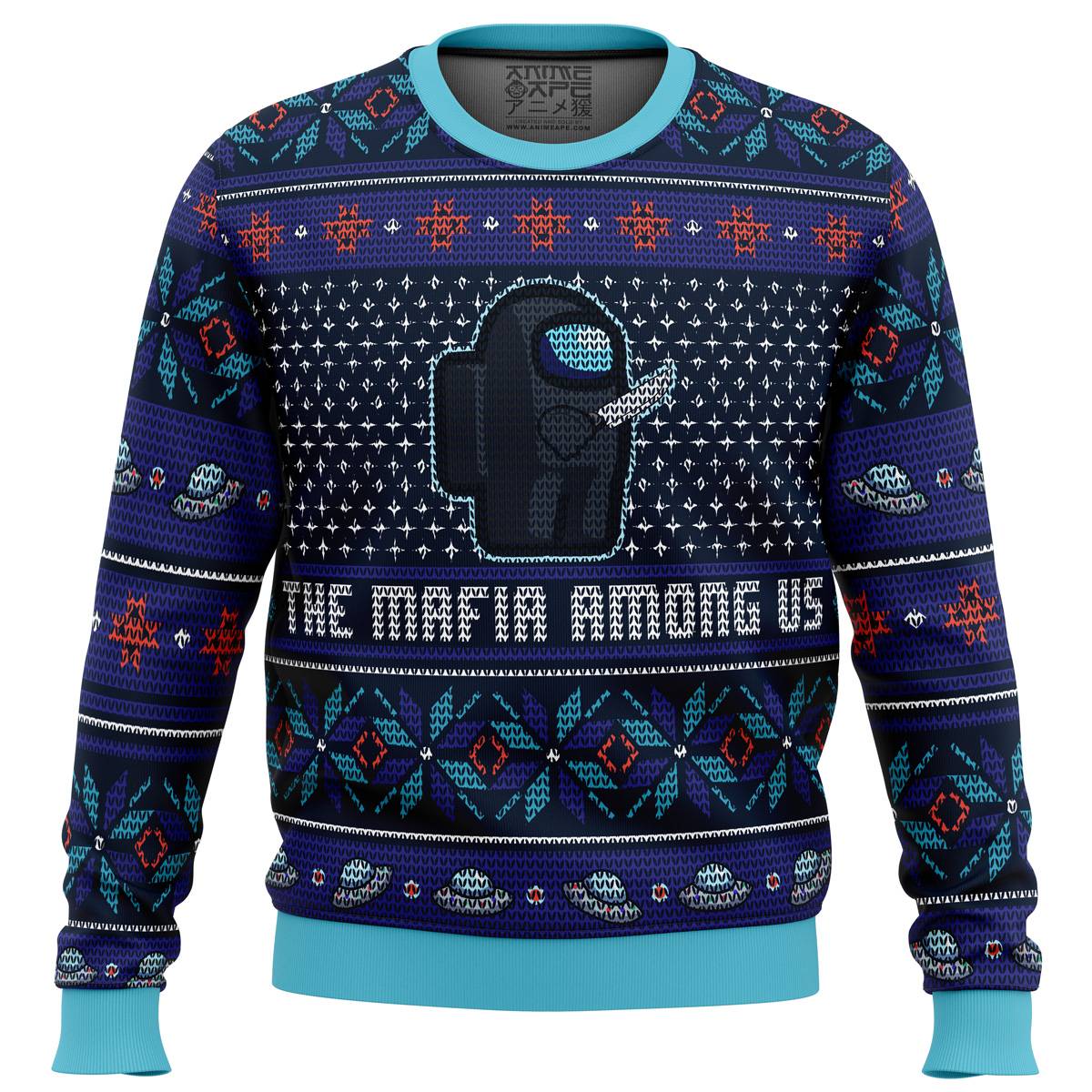 The Mafia Among Us Ugly Christmas Sweater Perfect And Unique Gifts For Adults Kids On Christmas