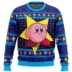 The Pink Hero Kirby’s Dream Land Ugly Christmas Sweater Perfect And Unique Gifts For Adults Kids On Christmas