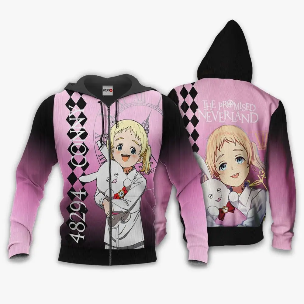 Anime The Promised Neverland Conny Hoodie Anime Shirt Jacket Perfect And Unique Gifts For Otaku Anime Fans On Christmas