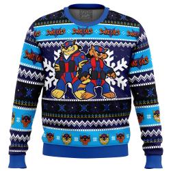 The Radical Squadron Swat Kats Ugly Christmas Sweater Perfect And Unique Gifts For Adults Kids On Christmas