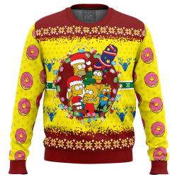 The Simpsons Ugly Christmas Sweater Perfect And Unique Gifts For Adults Kids On Christmas