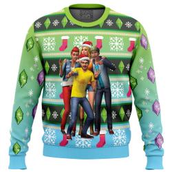 The Sims Ugly Christmas Sweater Perfect And Unique Gifts For Adults Kids On Christmas Holiday