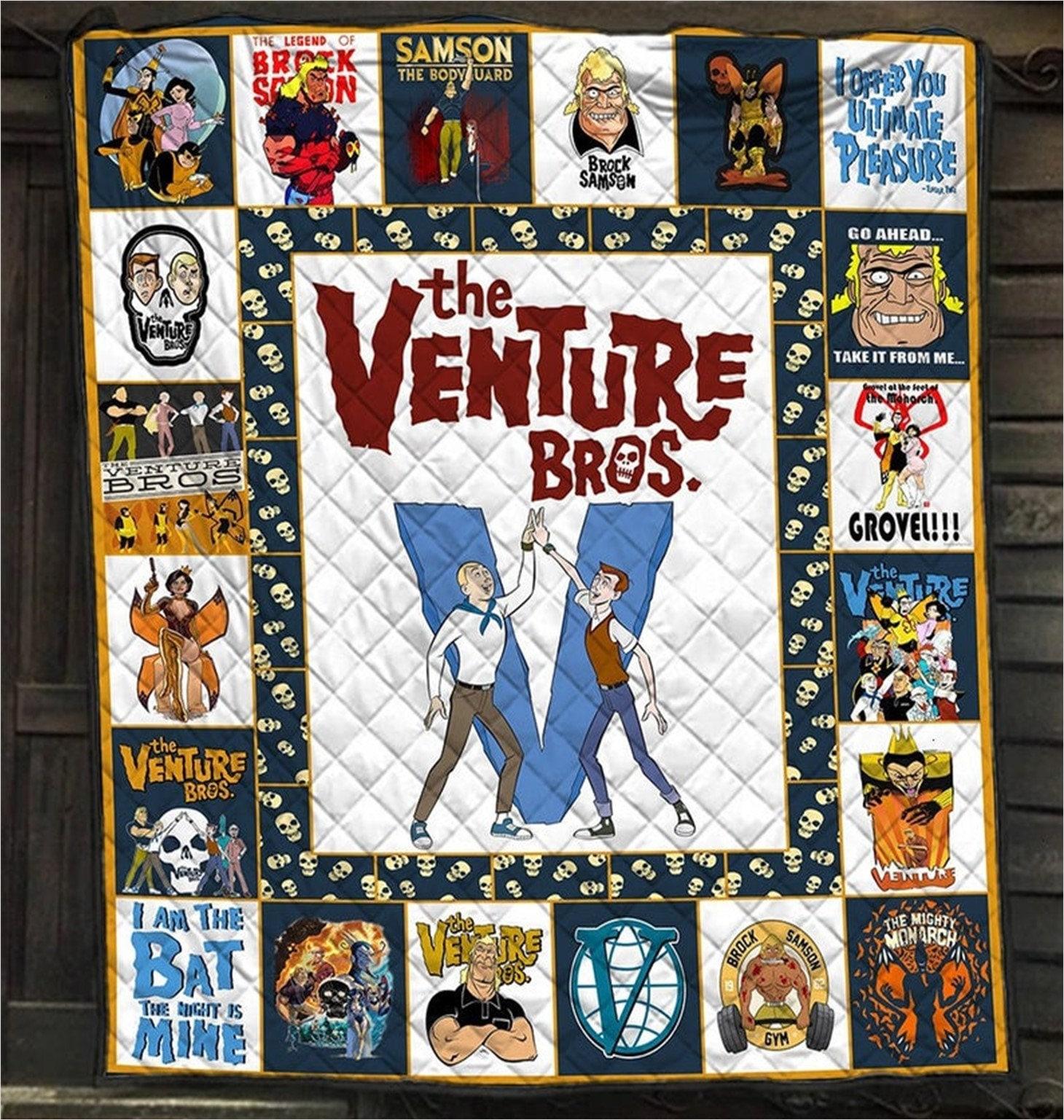 Movie The Venture Bros Brock Samson Movie Lover Fleece Sherpa Blanket Perfect Gifts For Family On Christmas