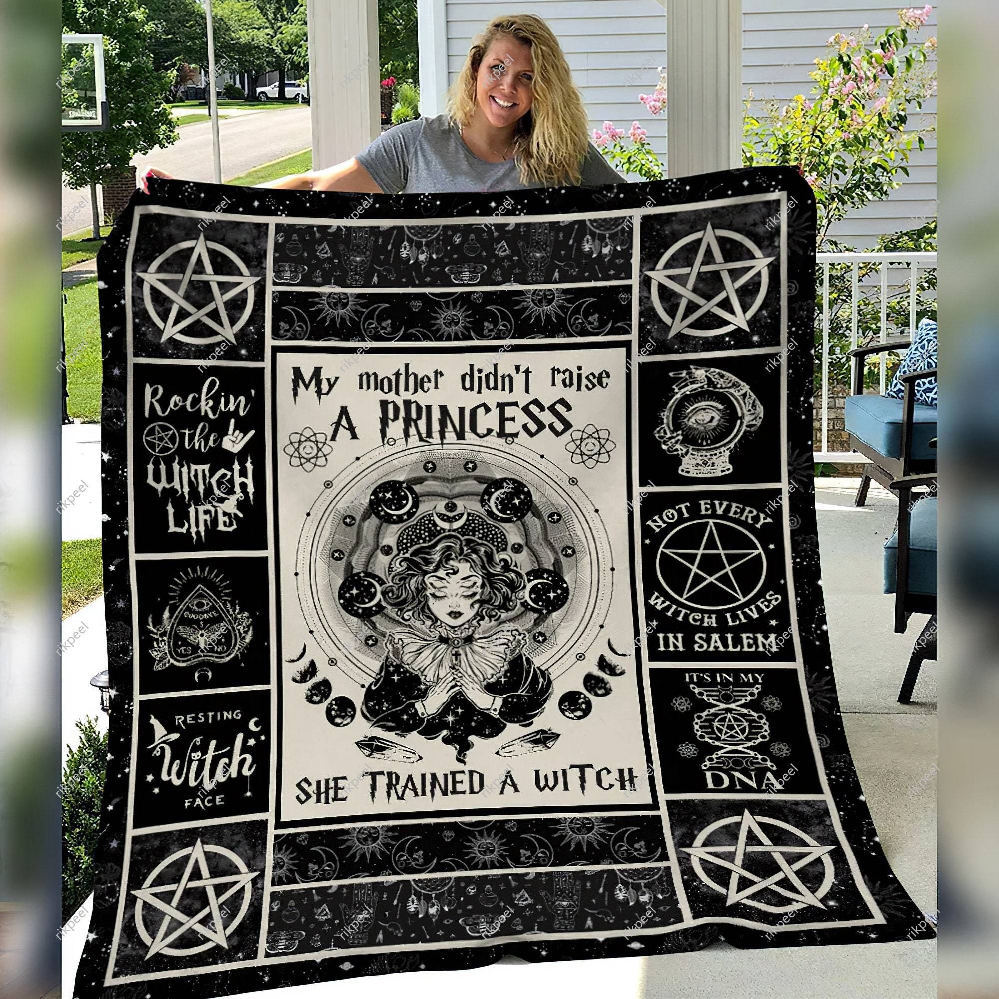 Movie The Witches Halloween Vintage Vibes Magical Fall Fleece Sherpa Blanket Perfect Gifts For Family On Christmas