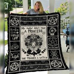 Movie The Witches Halloween Vintage Vibes Magical Fall Fleece Sherpa Blanket Perfect Gifts For Family On Christmas